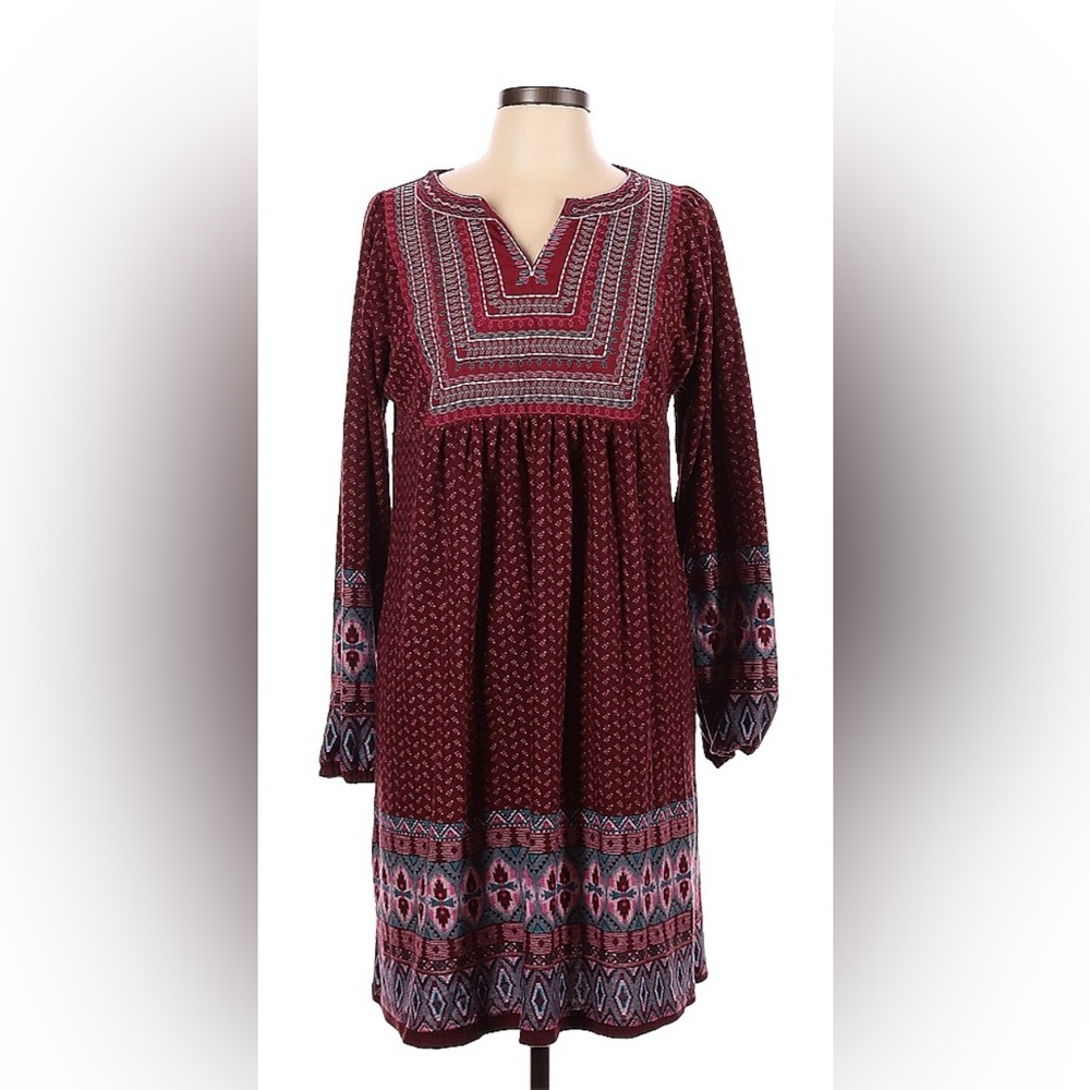 White Mark embroidered dress
